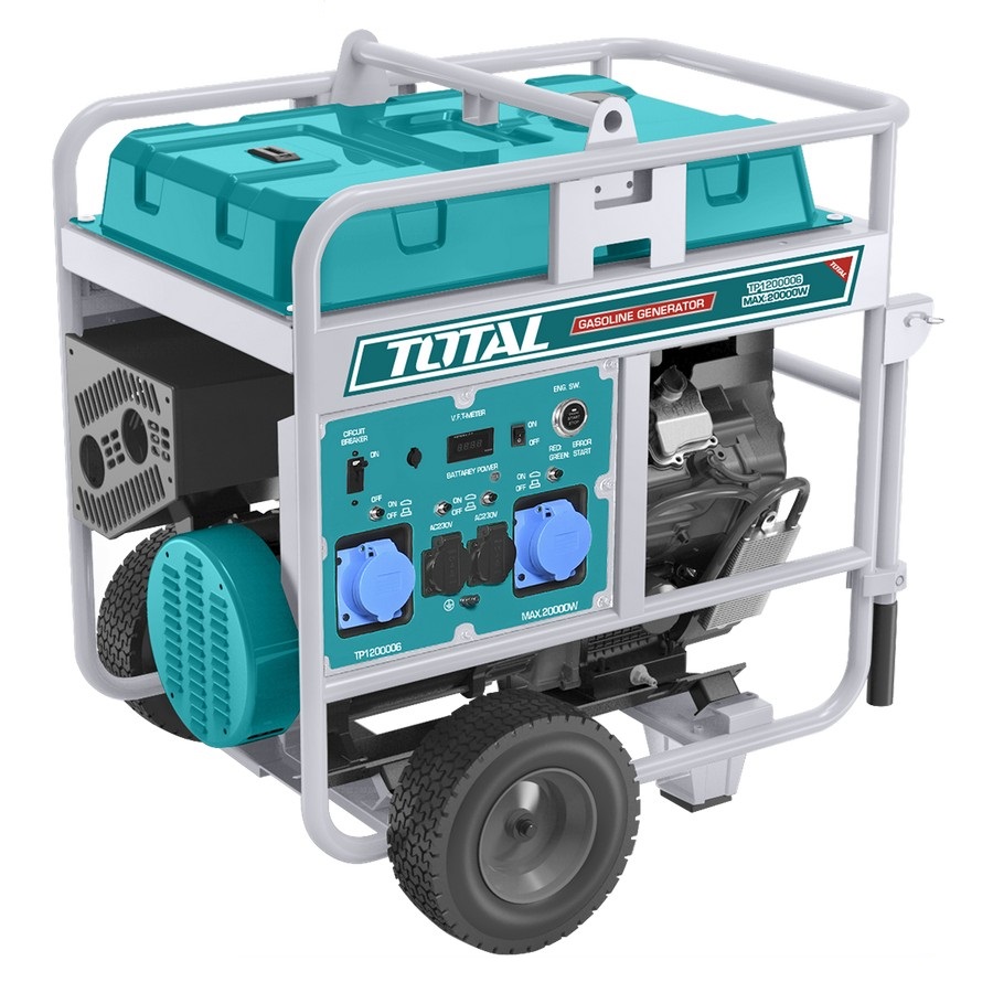 Бензиновий електрогенератор Total TP1200006, 1 фаза (220-240В) 17 кВт